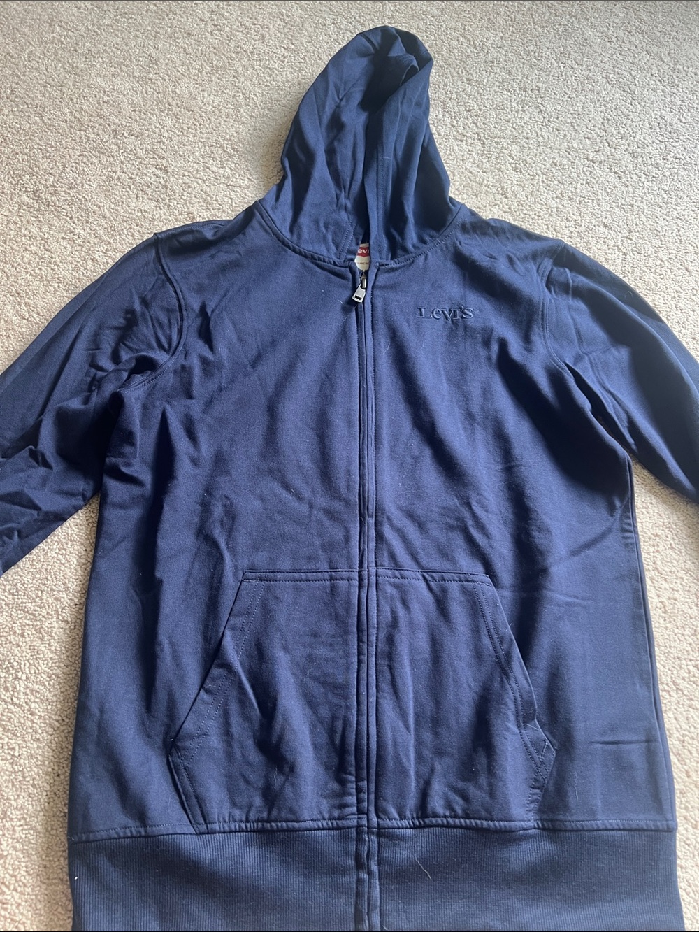 Levi's Men's Navy Zip-Up Hoodie